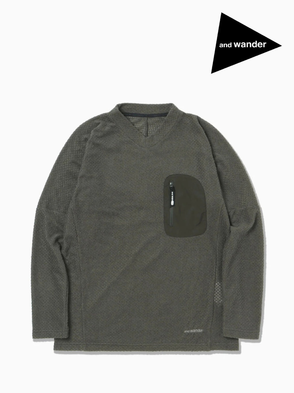 【Women】air fleece pullover #l.khaki [6244021]｜and wander
