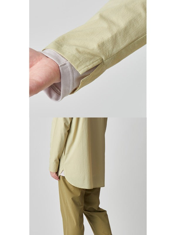 軽くて涼しいロングシャツ #アオシロツルバミ [021070]｜AXESQUIN【Outlet_30】