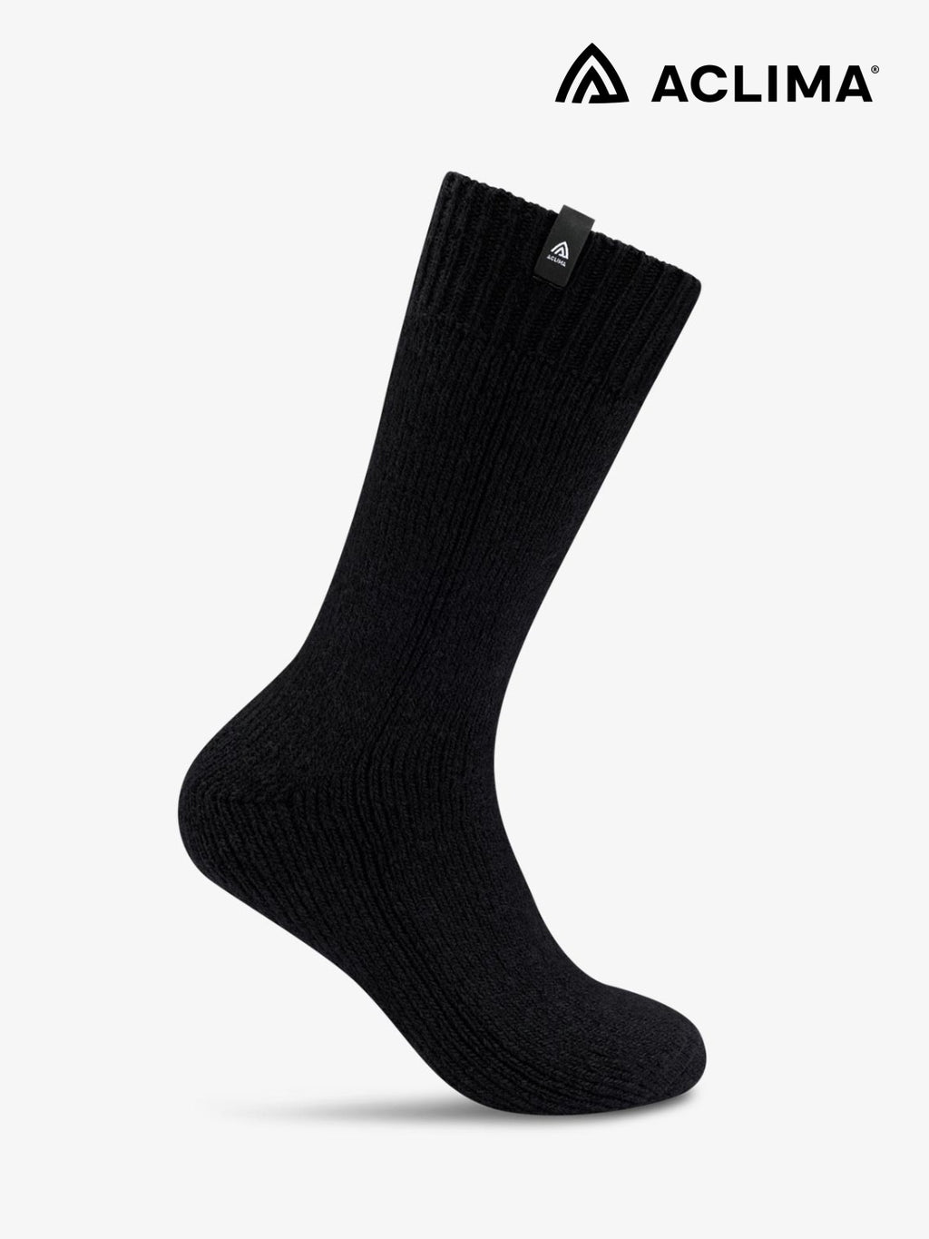 Heavy Wool Socks #Jet Black [112223]｜ACLIMA