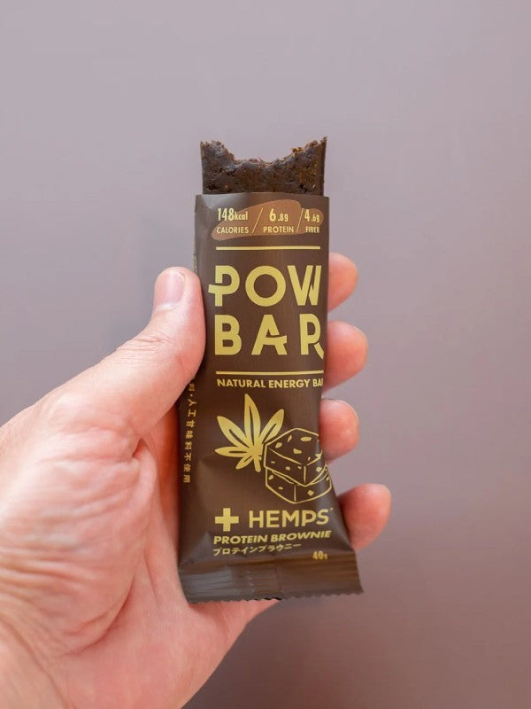 POW BAR #＋HEMPS PROTEIN BROWNIE｜POW BAR