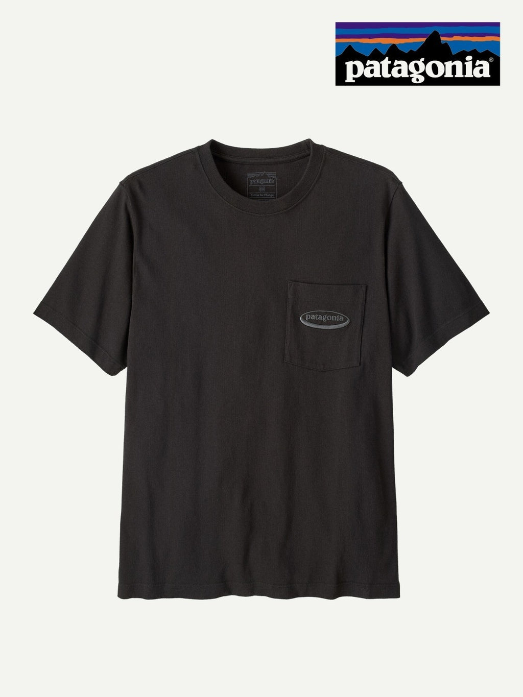 MW '95 Oval Logo Pocket Tee #BLK [37880]｜patagonia