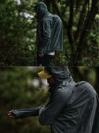 Up-Swing Rain Hoody #セージグリーン｜milestone
