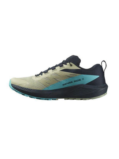 SENSE RIDE 5 #Alfalfa / Carbon / Peacock Blue [L47458500]｜SALOMON