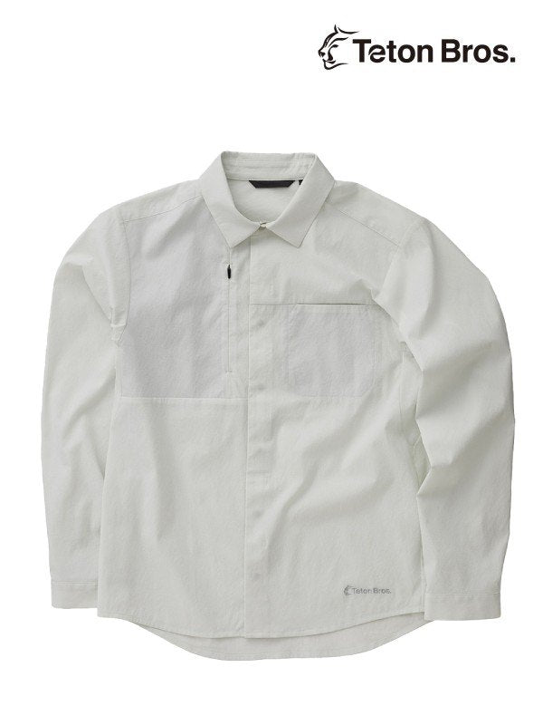 Chill L/S Shirt #White [TB251-360402]｜Teton Bros.【Outlet_20】
