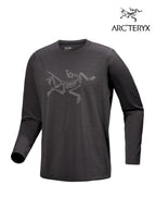 Cormac Logo LS M #Black Heather / Solitude [X00000845202]｜ARC'TERYX