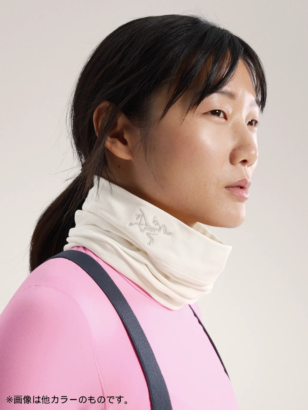 Satoro Merino Neck Gaiter #Mongoose / Black [X00000993710]｜ARC'TERYX