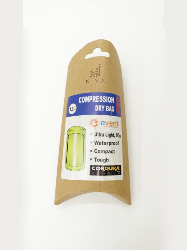 Compression Dry Bag Pro 12L #Lime [CBP012]｜KIVA Outdoors