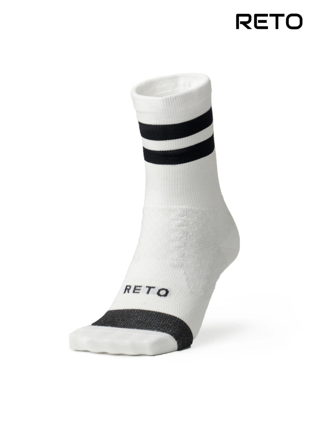 RUNNING SOCKS MIDDLE LENGTH ver.1.5 #ホワイト｜RETO