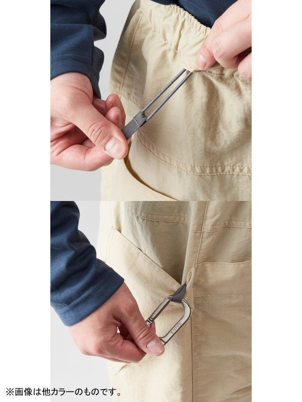 タッサーナイロンのパンツ #カラシイロ [022026]｜AXESQUIN