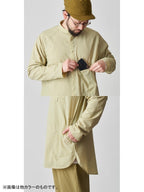 軽くて涼しいロングシャツ #キクジン [021070]｜AXESQUIN