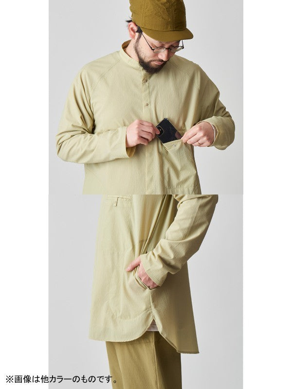 軽くて涼しいロングシャツ #キクジン [021070]｜AXESQUIN