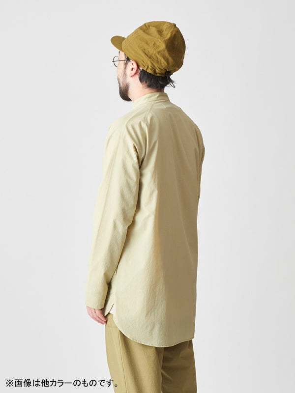 軽くて涼しいロングシャツ #マンゴ [21101]｜AXESQUIN