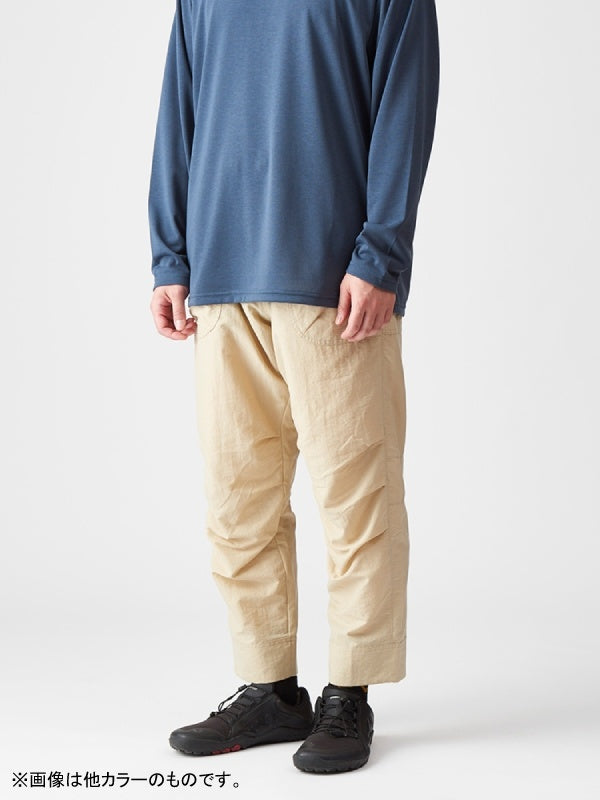 タッサーナイロンのパンツ #オリーブネズミ [22037]｜AXESQUIN