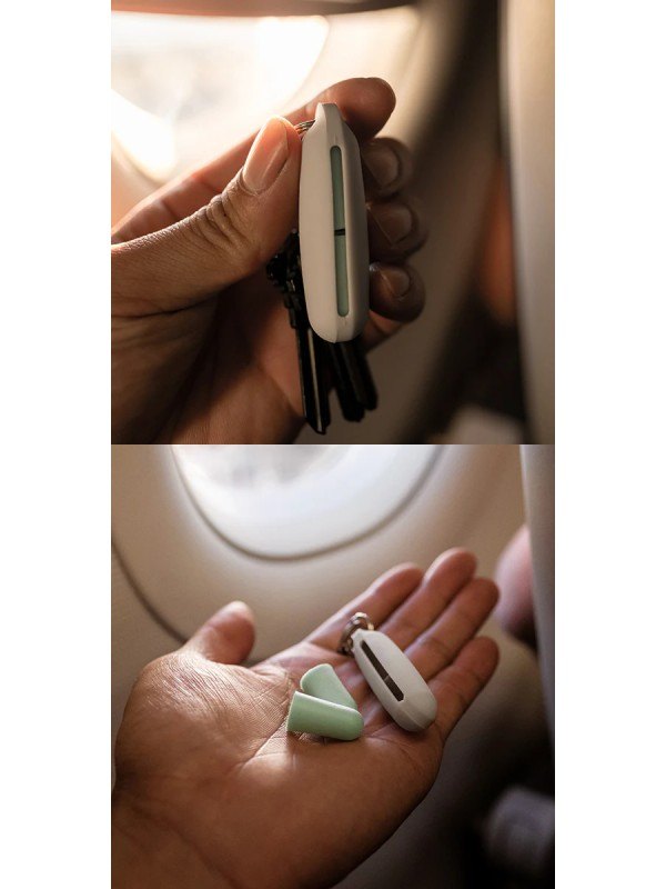 MTD トラベル イヤープラグス #ブラック/ホワイト [20370071063000]｜Matador