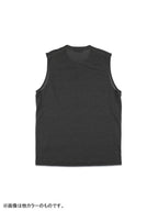 Chord Wool Sleeveless Shirts #Carbon [105201]｜STATIC