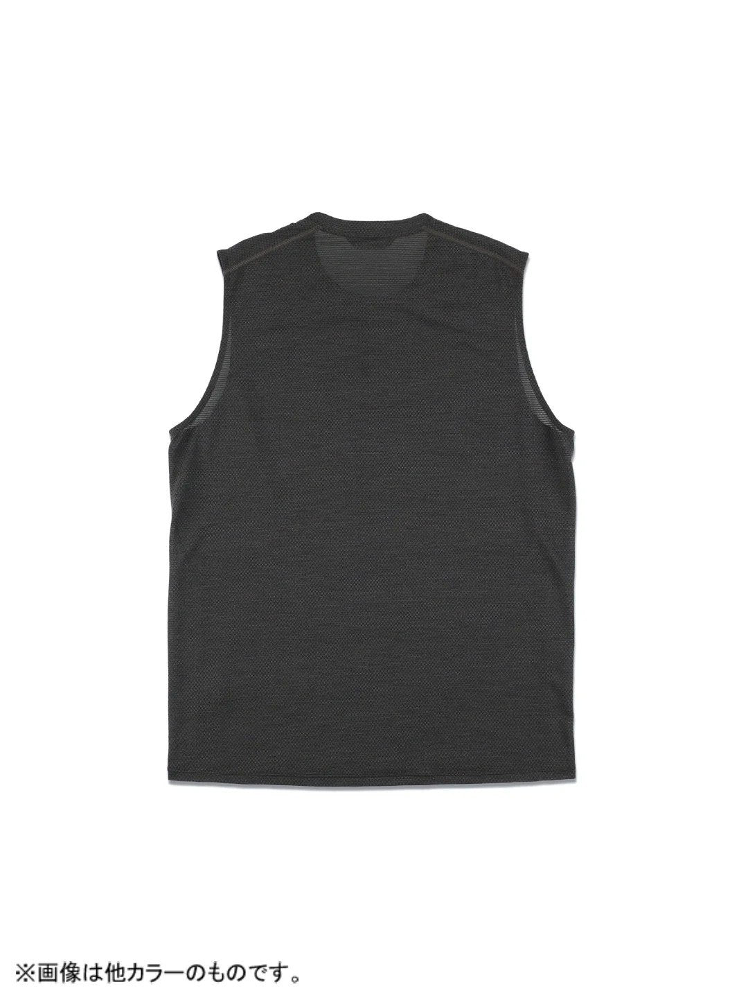 Chord Wool Sleeveless Shirts #Carbon [105201]｜STATIC