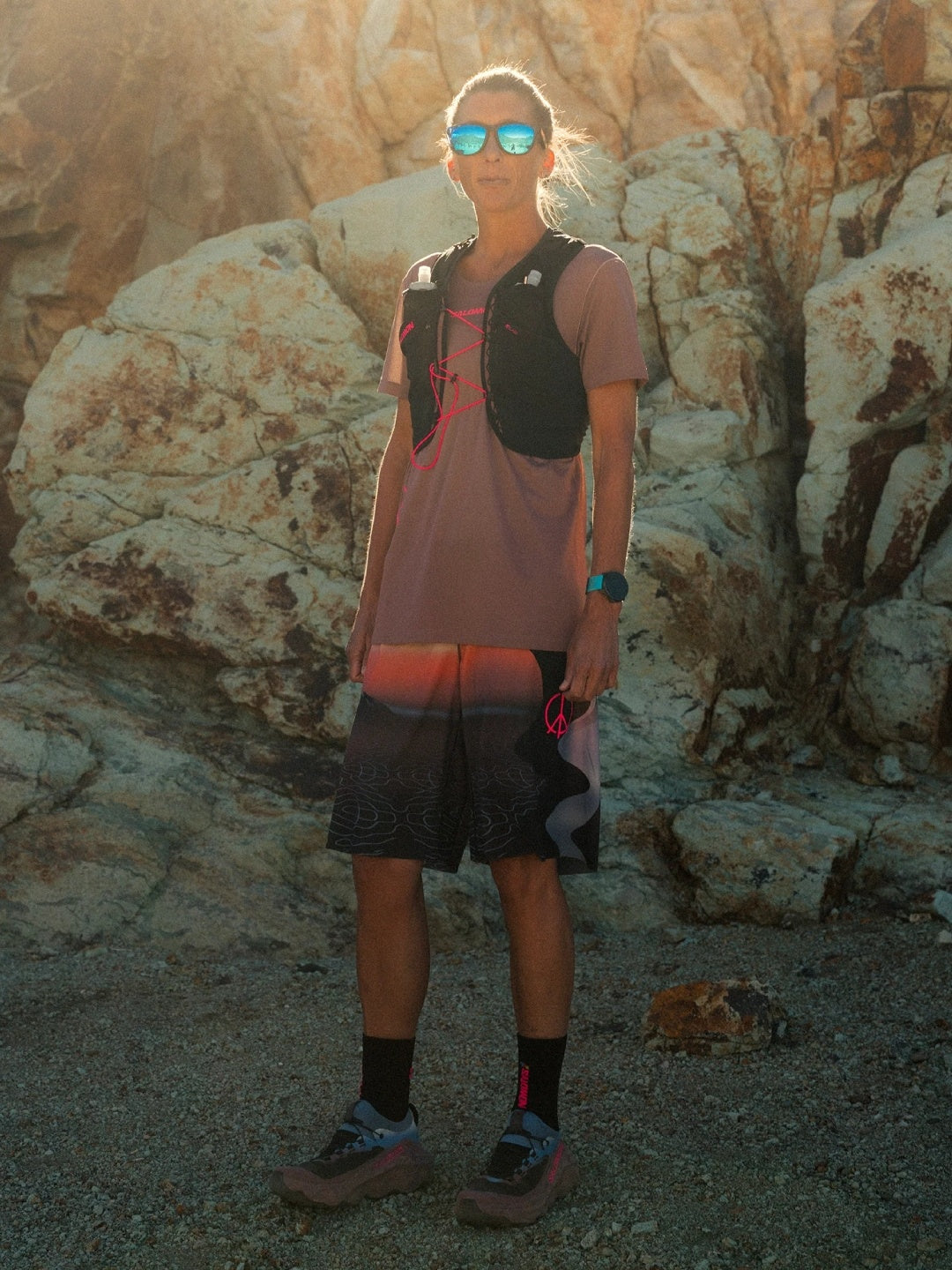 S/LAB ULTRA GLIDE 2 LIMITED COURTNEY EDITION #EBB AND FLOW/ROSE TAUPE/KNOCKOUT PI [L49283700]｜SALOMON