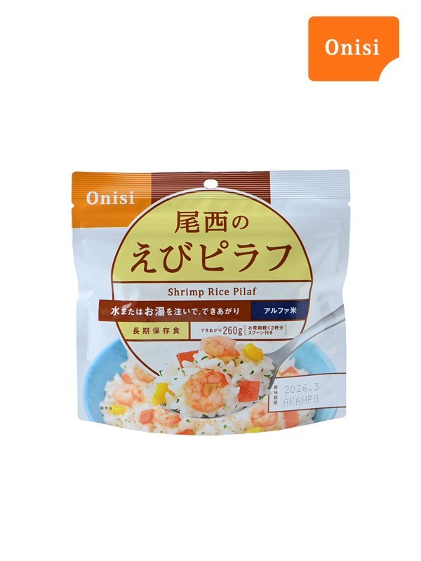えびピラフ100g [7008814026]｜尾西食品