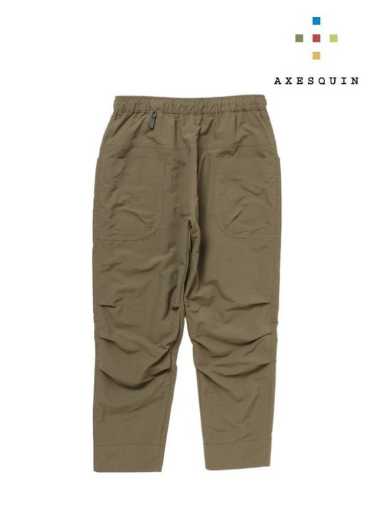 Tussah nylon pants #Olive Mouse [022026] | AXESQUIN