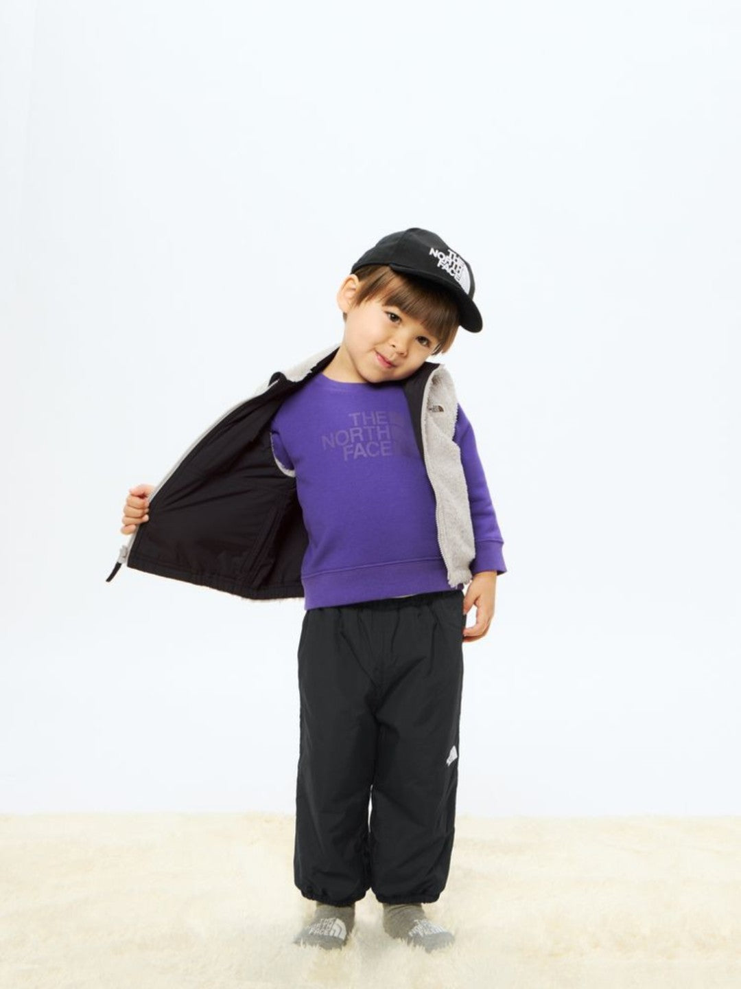 Baby Reversible Cozy Vest #KF [NYB82533]｜THE NORTH FACE