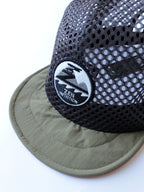 2026 HANAI×CLEF MESH BUM CAP #ブラウン×カーキ｜ZEN