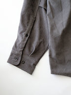 HIKE&BIKE CAVE CORDUROY BIG SHIRT #17GRY [PS232008]｜PAPERSKY WEAR