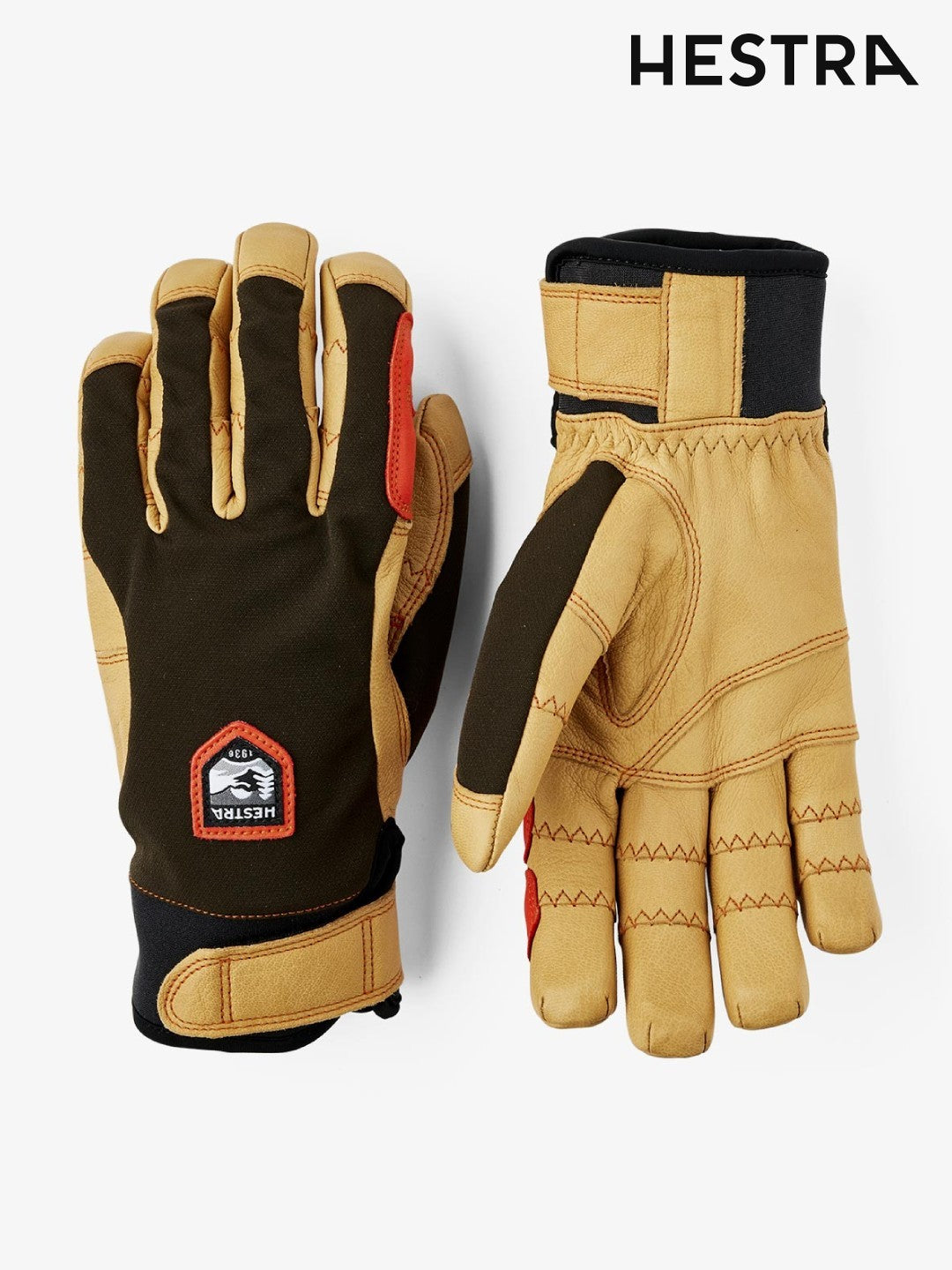 Ergo Grip Active #Forest/Natural Brown [32950]｜HESTRA