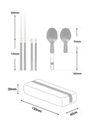 Bistro カトラリーセット with Dyneema Pouch #BLACK｜ZEROGRAM