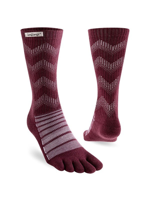 アウトドアMWクルーウール #ガーネット [223670]｜injinji