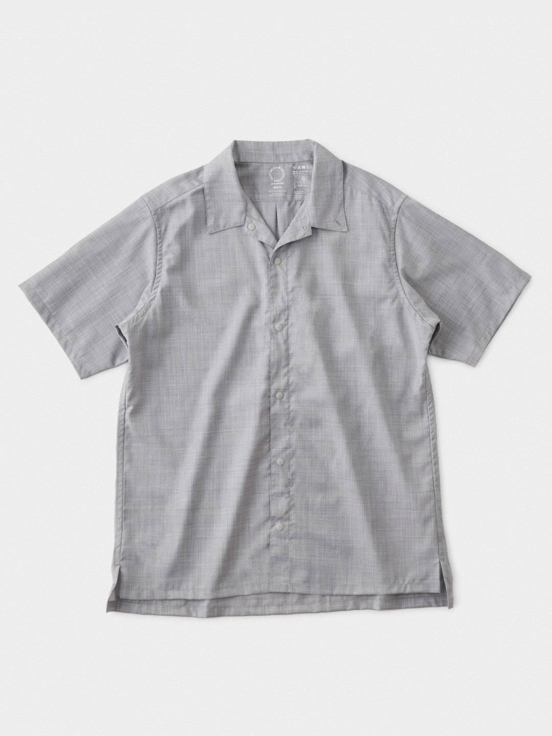Men's Merino Short Sleeve Shirt #Light Gray｜山と道