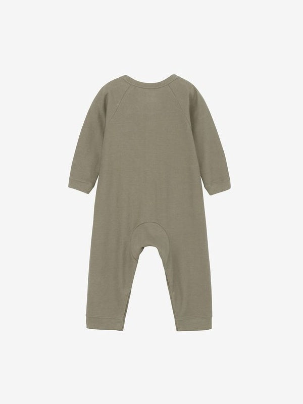 Baby L/S Rompers & 2P Bib #MR [NTB82402]｜THE NORTH FACE