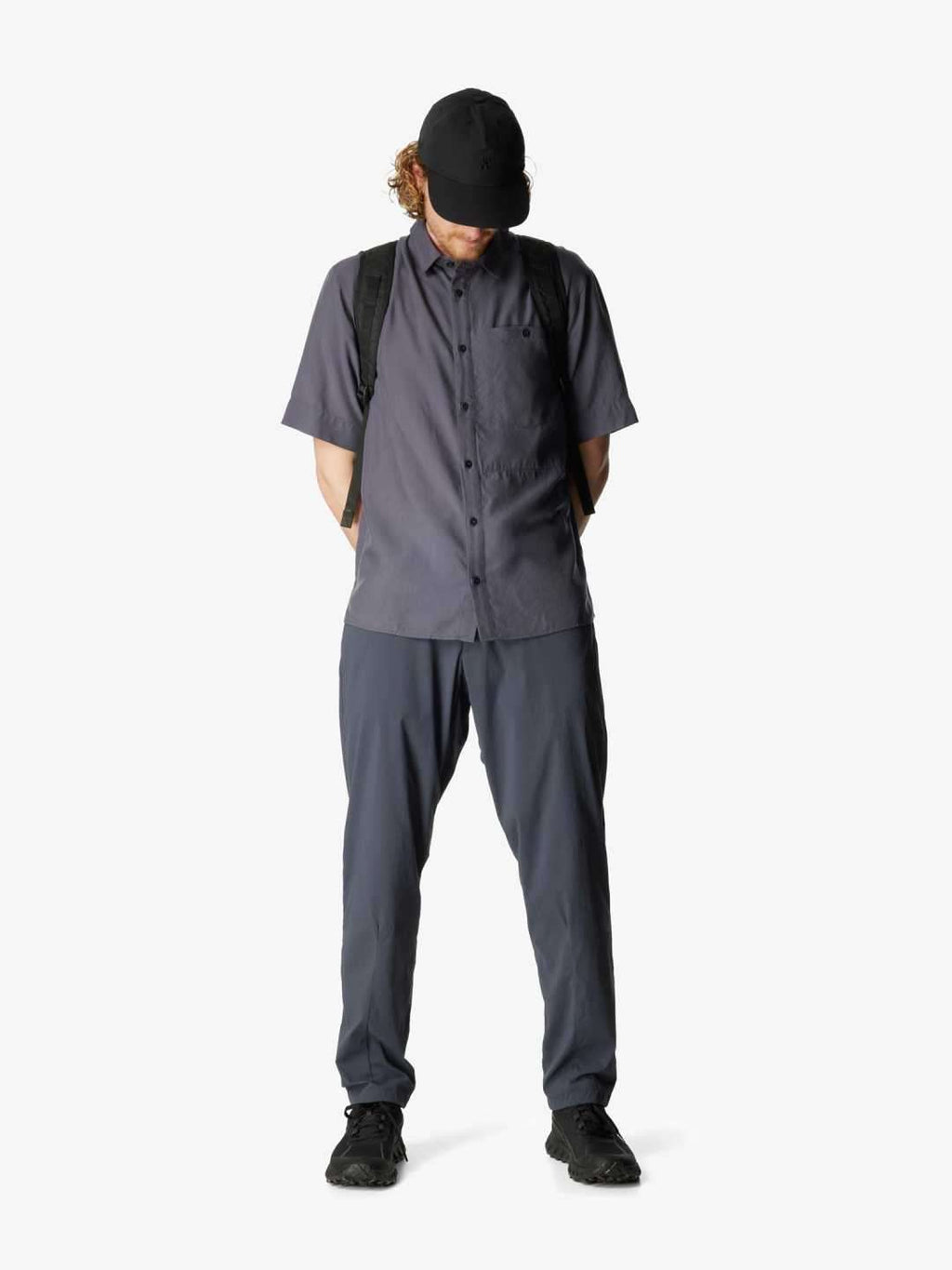 Men's Tree Shortsleeve Shirt #Hombre Blue [860051]｜HOUDINI