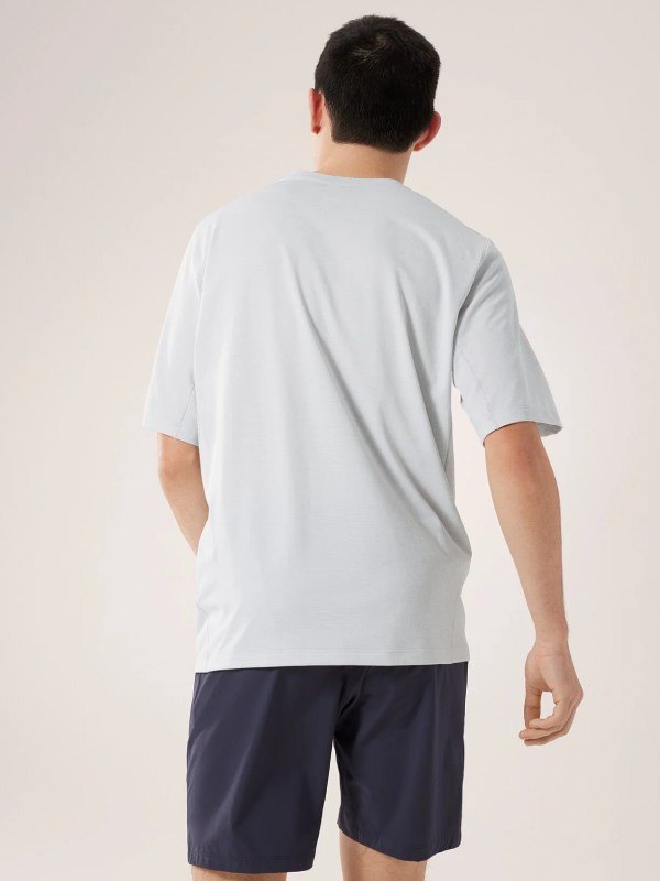 Cormac Logo SS M #Atmos Heather [L08466000]｜ARC'TERYX