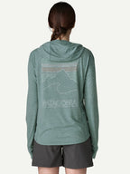 Women's Cap Cool Sun Hoody - Peak Visions #NGBX [44940]｜patagonia