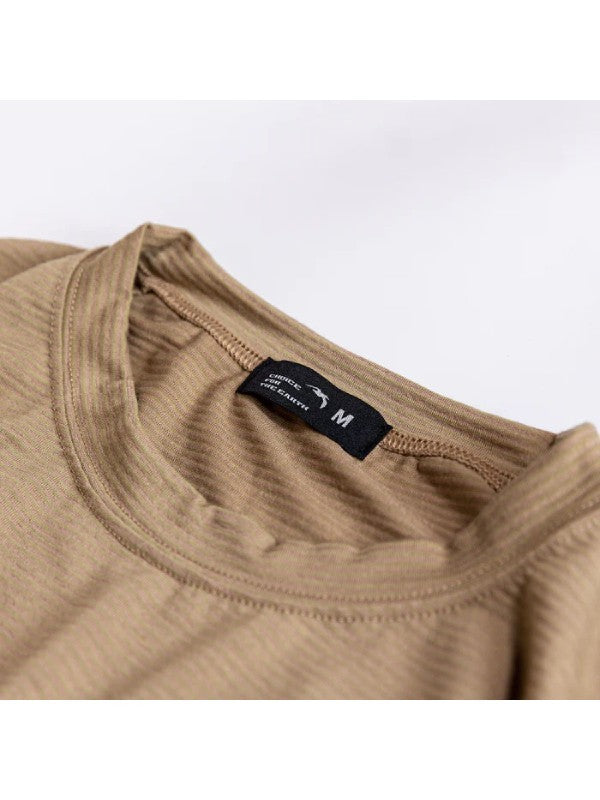 Men's ALL ELEVATION L/S SHIRTS #Straw [100423]｜STATIC