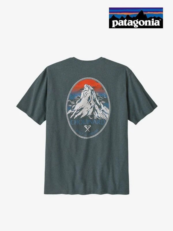 Men's Chouinard Crest Pocket Responsibili-Tee #NUVG [37770]｜patagonia