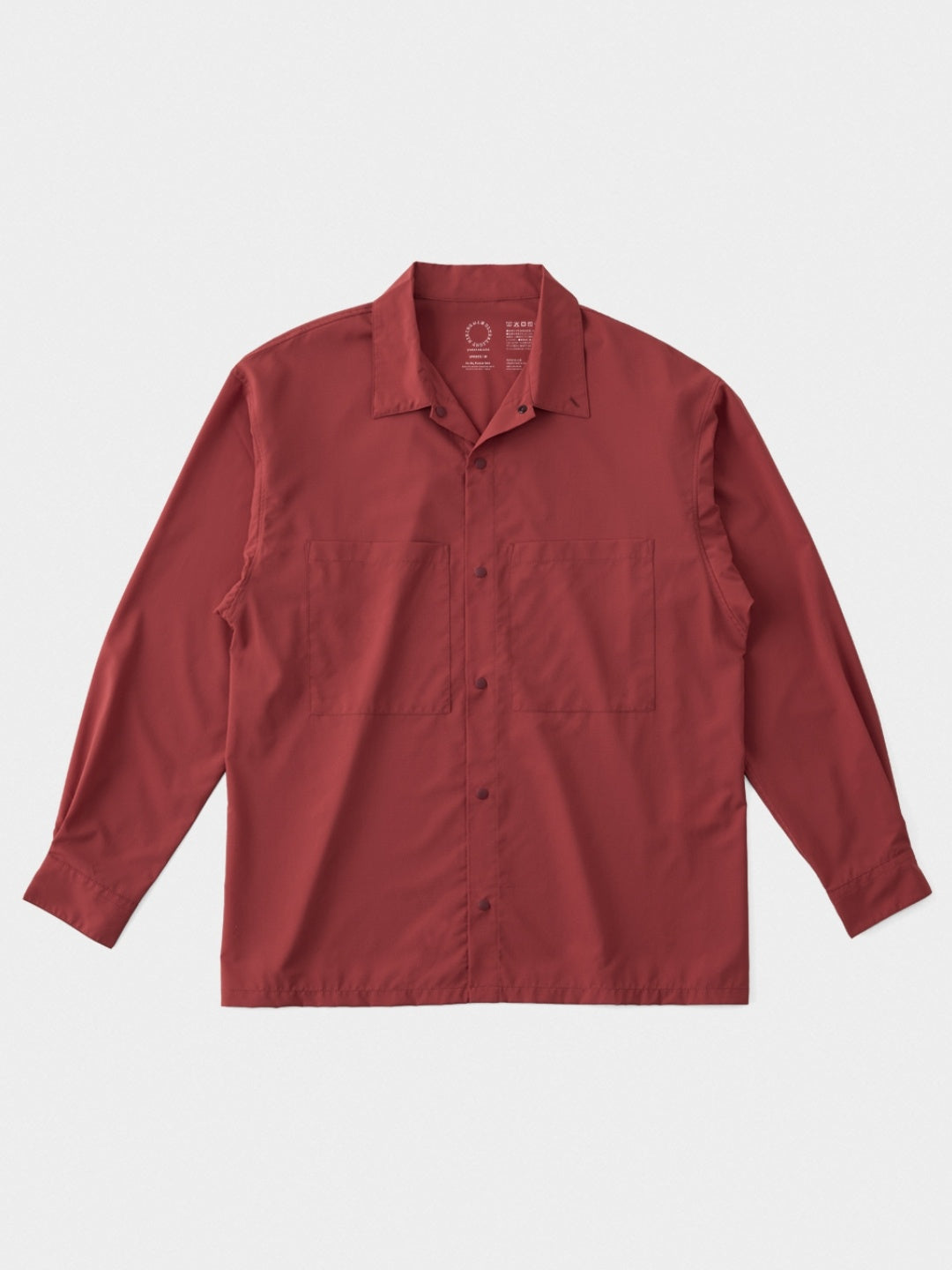 UL Big Pocket Shirt #Red Dahlia ｜山と道