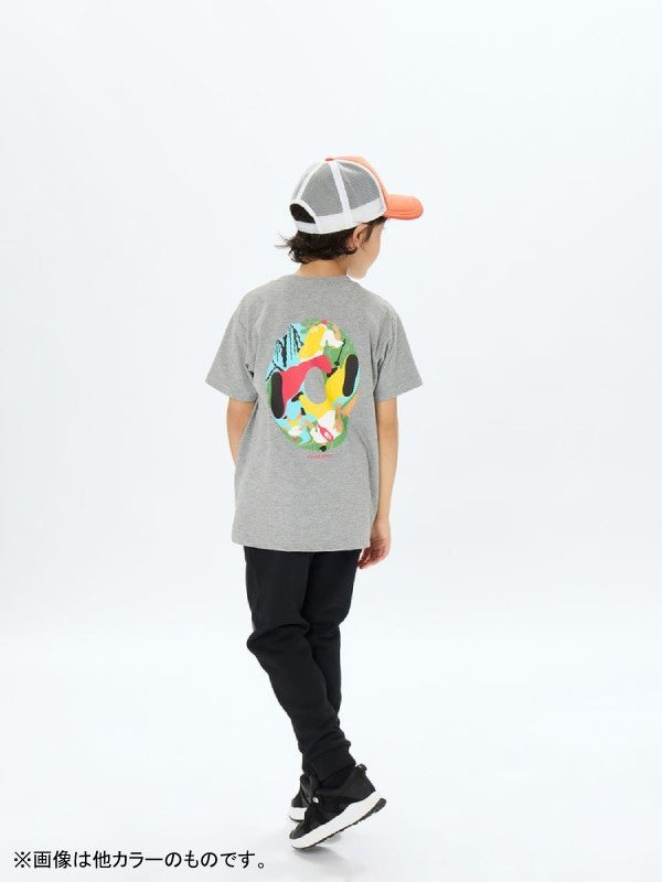 Kid's S/S ES Circulation Tee #W [NTJ32577]｜THE NORTH FACE【Outlet_40】