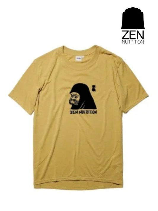 HANAI×ZEN BRING Darma T-Shirts 2024 #Yellow｜ZEN NUTRITION