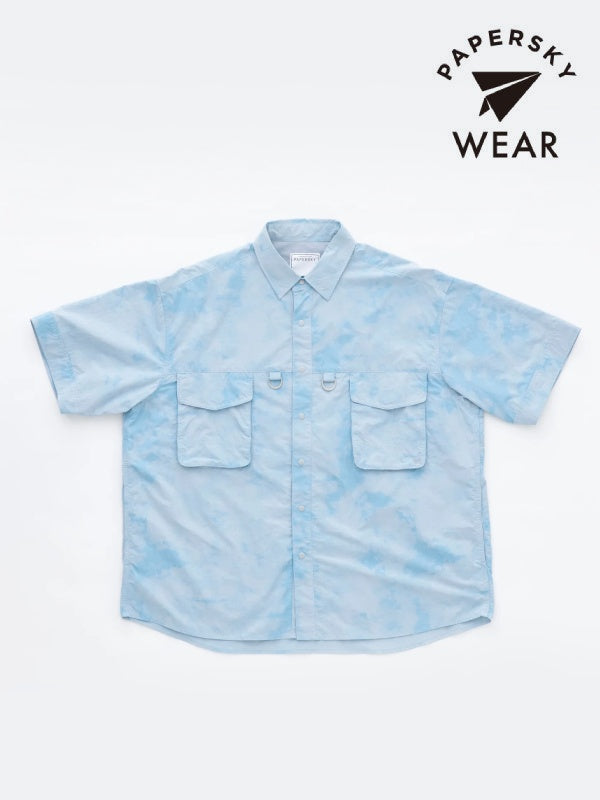 ACTIVE SKY HALF SHIRT #SKY [PS241003]｜PAPERSKY WEAR