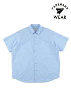 HIKE&BIKE CAVE BIG HALF SHIRTS #SAX [PS231311-2]｜PAPERSKY WEAR