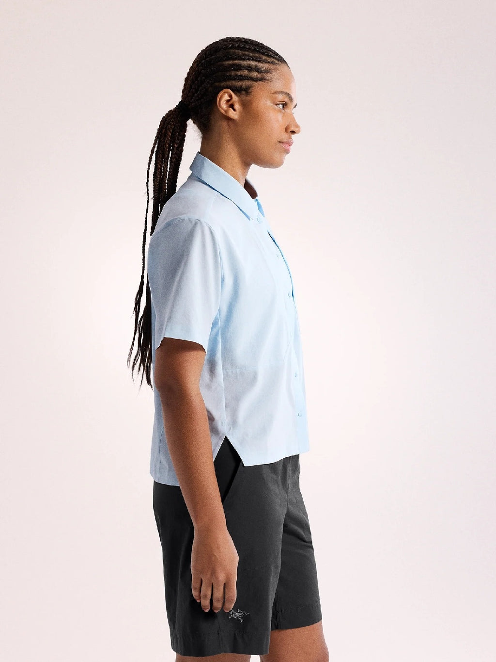 Women's Sima Shirt SS #Alpine Blue [X00000949805]｜ARC'TERYX
