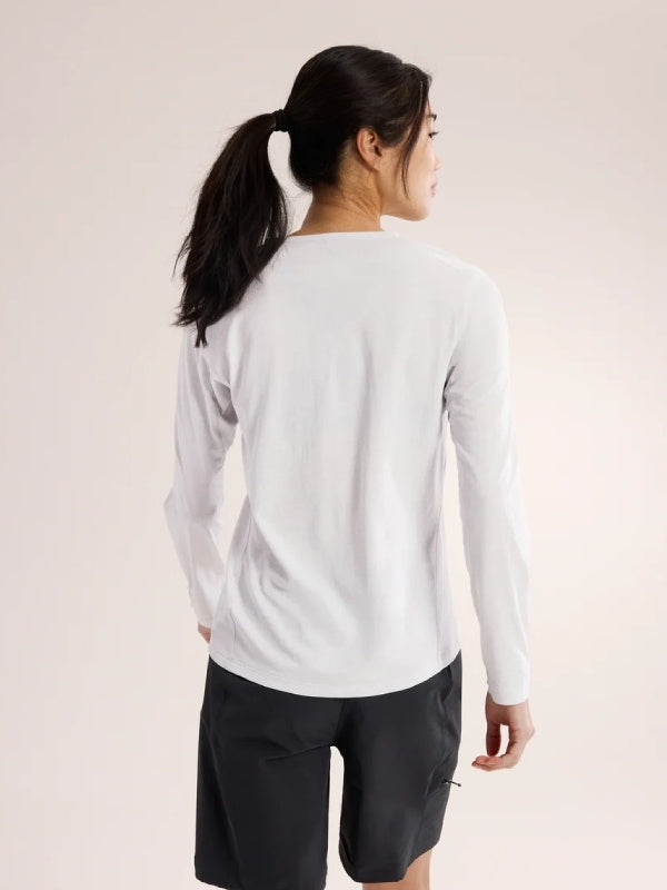 Women's Taema Crew LS #Atmos Heather [L08487800]｜ARC'TERYX
