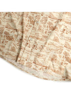 TRIPLE CROWN BUTTON DOWN LONG SLEEVE REMOVABLE HOOD #TRAIL MADNESS BROWN [TC’BDR-LS2]｜Jolly Gear