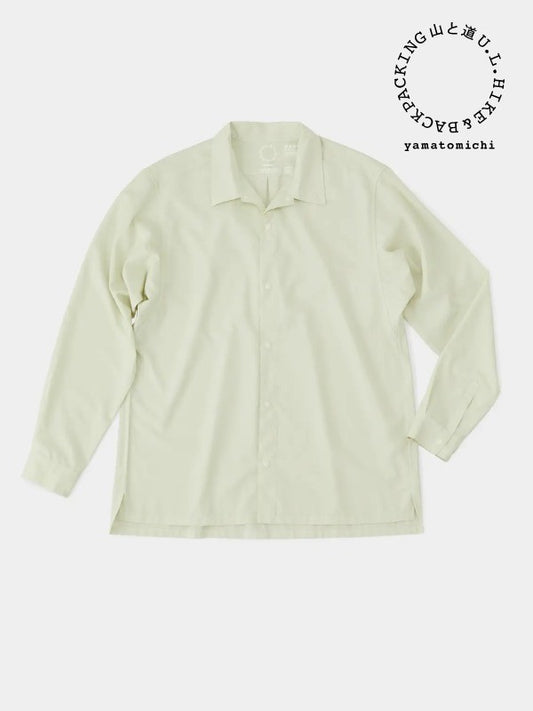 Bamboo Shirt #White Mint｜山と道