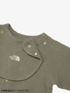 Baby L/S Rompers & 2P Bib #WR [NTB82402]｜THE NORTH FACE