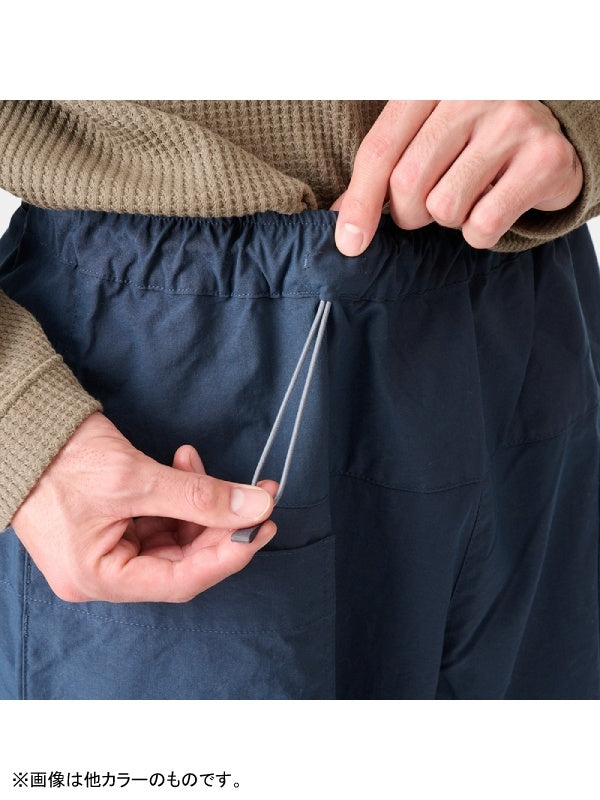 ヴィンテージナイロンのカーブパンツ #センザイチャ [022040]｜AXESQUIN
