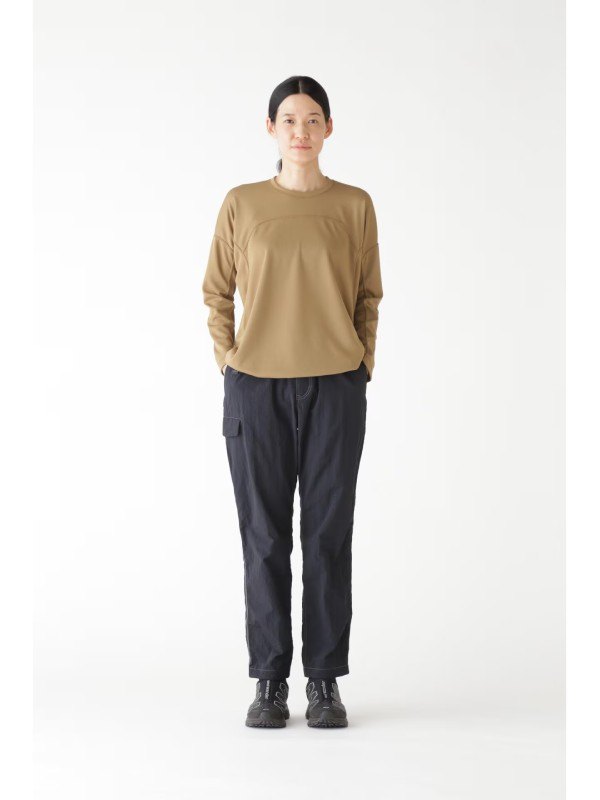 Women's dry jersey LS T #040/beige [4264129]｜and wander