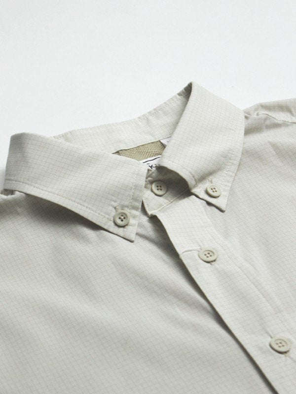 MAGAZINE CHECK BIG SHIRT #0200 IV/CH [PS251012]｜PAPERSKY WEAR