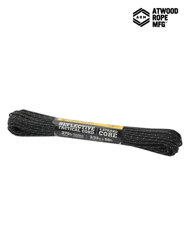 タクティカルコード ＃リフレクティブ ブラック [44044]｜Atwood Rope MFG.